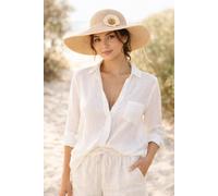 SVNX Women's Sunflower Straw Sun Hat in Pink