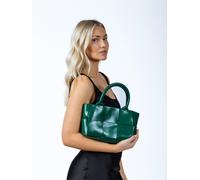 SVNX Woven Faux Leather Grab Bag in Green - One Size - Green