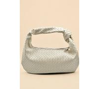 Svnx Woven Grab Bag With Knotted Strap In Unbleached In Off White Off White