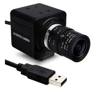 SVPRO 1080P 60fps USB Camera, 2.8-12mm Manual Zoom Lens Webcam, 720P 120fps/360P 260fps High Speed, UVC Plug & Play for PC/Mac/Linux/Android, Video Recording,Industrial Inspection,Security Monitoring