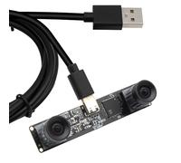 SVPRO 210fps Monochrome Global Shutter USB Camera Module - Dual Lens Synchronization - Black/White - 800P - Lightburn - OmniVision OV9281