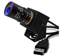 Svpro 2MP Global Shutter USB Camera 90FPS High Speed Camera with 5-50mm Zoom Lens,Manual Focus Webcam for Glof Swing,10X Optical Zoom Industrial Video Camera USB Plug and Play for Computer