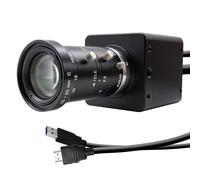 SVPRO 4K 60FPS USB3.0 HDMI Camera, Manual Focus Webcam with 10-55mm Zoom Lens, H.264 High Speed UVC Lightburn Cameras for Computer, Compatible for Windows Mac Linux Android TV