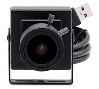 SVPRO 8MP HD USB Webcam 2.8-12mm Varifocal Lens 2448P 8MP High Definition with Sony IMX179 Sensor M12 Mount Lens Portable USB Camera with Metal Case and Bracket
