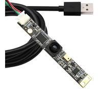 SVPRO 8MP USB Camera Module with Microphone, 102 Degree Wide Angle Laser Engraver Camera for Lightburn, Fixed Focus 4K UVC Webcam Board for Computer,Raspberry Pi