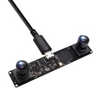 SVPRO 960P USB Stereo Camera Module for 3D,VR, Synchronized Dual Lens,USB2.0 Driverless for Windows,Linux,Android,MacOS,CMOS OV9712 Webcam Board for Person Count & Biometric Retina & 3D Printer