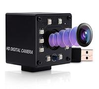 SVPRO IR Night Vision USB Camera 1080P Infrared Wide Angle With Fisheye Lens, OV2710 UVC Webcam HD Security for Computer