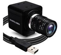 SVPRO USB Camera 1080P 60fps High Speed 260fps@360P,120fps@720P Industrial Video Camera with 2.8-12mm Zoom Lens, Manual Focus Close-up Camera UVC Golf Swing Camera for Windows Linux MacOS Android