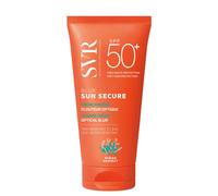 SUN SECURE BLUR SPF50+ - Perfecting Soft-Focus Broad-Spectrum Face Sunblock Mousse-Primer, Ultra-High UVB/UVA Protection, Peachy, Velvet FInish, Water