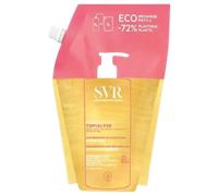 SVR TOPIALYSE All Over Micellar Shower Oil, Moisturising Eczema Body Wash, 24hr Hydration Emulsifying Soothing Bath Oil for Very Dry, Sensitive Skin, from Newborn and Up (1000ml, Eco-Refill)