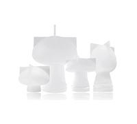 SVRITE 4Pcs Mushroom Moulds, Mushroom Resin Moulds Silicone Big Mushrooms 3D Silicone Moulds for Epoxy