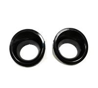 SVTSTRQE For L&and R&over For Discovery 4 LR4 2010-2013 LR015462 Left Right Side Front Bumper Foglight Fog Lamp Bezel Cover Fog Lamp Light Cover(Bright blacK)