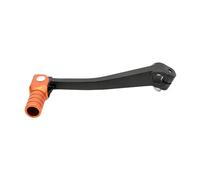 SVTSTRQE Motorcycle Foot Rests for Y&amaha Motorcycle CNC Aluminum Folding Gear Shift Lever Shift Lever Gear Shifter Foot Pedal(Black Orange)
