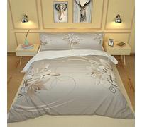 SVTUSR Bedding Set King Size Duvet Set Beautiful Creativity 3 Pieces Printed Pattern With 2 Pillowcases 50X75Cm, Soft Hypoallergenic Microfiber Quilt Cover 230X220Cm, With Zipper