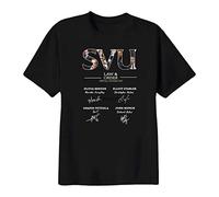 SVU Law and Order Special Victims Unit Olivia Benson Elliot Stabler Odafin Tutuola John Munch Unisex T-Shirt Tank Top Ho Black