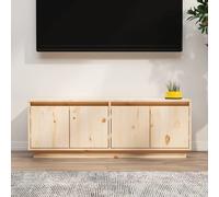 SVV TV Cabinet 110x34x40 cm Solid Wood Pine