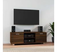 SVV TV Cabinet Brown Oak 120x40.5x35 cm Engineered Wood
