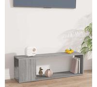 SVV TV Cabinet Grey Sonoma 100x24x32 cm Engineered Wood