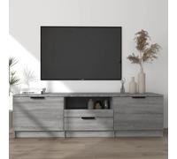 SVV TV Cabinet Grey Sonoma 140x35x40 cm Engineered Wood