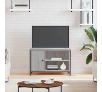 SVV TV Cabinet Grey Sonoma 80x40x50 cm Engineered Wood