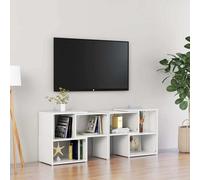 SVV TV Cabinet High Gloss White 104x30x52 cm Engineered Wood