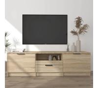 SVV TV Cabinet Sonoma Oak 140x35x40 cm Engineered Wood