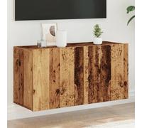SVV TV Cabinet Wall-mounted Old Wood 80x30x41 cm