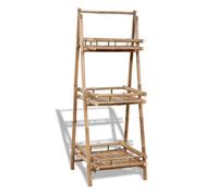 Svvalka 3-Tier Folding Bamboo Plant Rack
