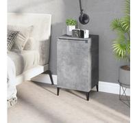 Svvalka Bedside Cabinet Concrete Grey 40x35x70 cm Engineered Wood