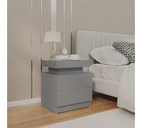 Svvalka Bedside Cabinet Grey 45x35x52 cm Engineered Wood