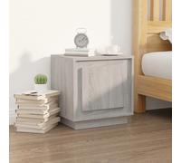 Svvalka Bedside Cabinet Grey Sonoma 44x35x45 cm Engineered Wood
