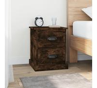 Svvalka Bedside Cabinet Smoked Oak 39x39x47.5 cm Engineered Wood
