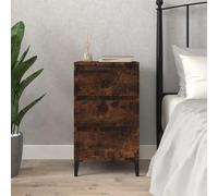 Svvalka Bedside Cabinet Smoked Oak 40x35x70 cm Engineered Wood