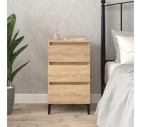 Svvalka Bedside Cabinet Sonoma Oak 40x35x70 cm Engineered Wood