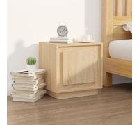 Svvalka Bedside Cabinet Sonoma Oak 44x35x45 cm Engineered Wood