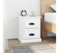 Svvalka Bedside Cabinet White 39x39x47.5 cm Engineered Wood