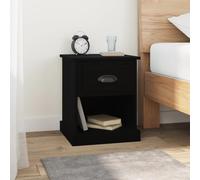 Svvalka Bedside Cabinets 2 pcs Black 39x39x47.5 cm Engineered Wood