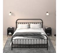 Svvalka Bedside Cabinets 2 pcs Black 40x35x50 cm