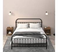 Svvalka Bedside Cabinets 2 pcs Brown Oak 40x35x50 cm