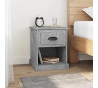 Svvalka Bedside Cabinets 2 pcs Concrete Grey 39x39x47.5 cm Engineered Wood