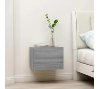 Svvalka Bedside Cabinets 2 pcs Grey Sonoma 40x30x30 cm Engineered Wood
