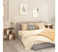 Svvalka Bedside Cabinets 2 pcs Smoked Oak 50x30x51.5 cm Engineered Wood