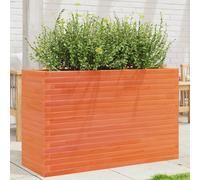 Svvalka Garden Planter Wax Brown 110x40x68.5 cm Solid Wood Pine