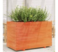 Svvalka Garden Planter Wax Brown 110x60x72 cm Solid Wood Pine