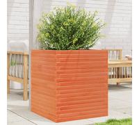 Svvalka Garden Planter Wax Brown 60x60x68.5 cm Solid Wood Pine