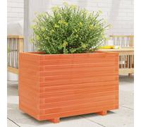 Svvalka Garden Planter Wax Brown 70x40x49.5 cm Solid Wood Pine