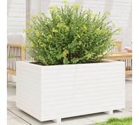 Svvalka Garden Planter White 90x60x49.5 cm Solid Wood Pine