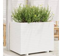 Svvalka Garden Planter White 90x60x72 cm Solid Wood Pine