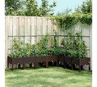 Svvalka Garden Planter with Trellis Brown 200x160x142.5 cm PP