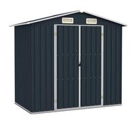 Svvalka Garden Shed Anthracite 205x129x183 cm Galvanised Steel